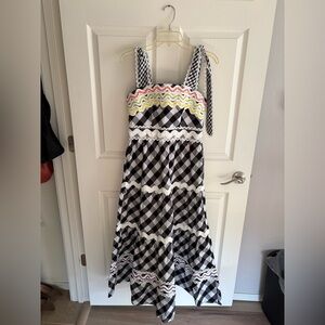 CeliaB black jade vichy dress